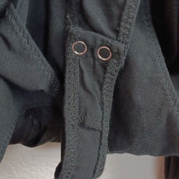 Free People Intimately Smokin N Rockin Black Bodysuit Sz M Whimsigoth, Fairygoth - Picture 12 of 12